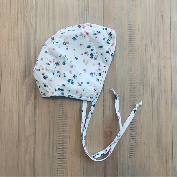 Briar Cream Floral Bonnet Cottagecore - Picture 2 of 4